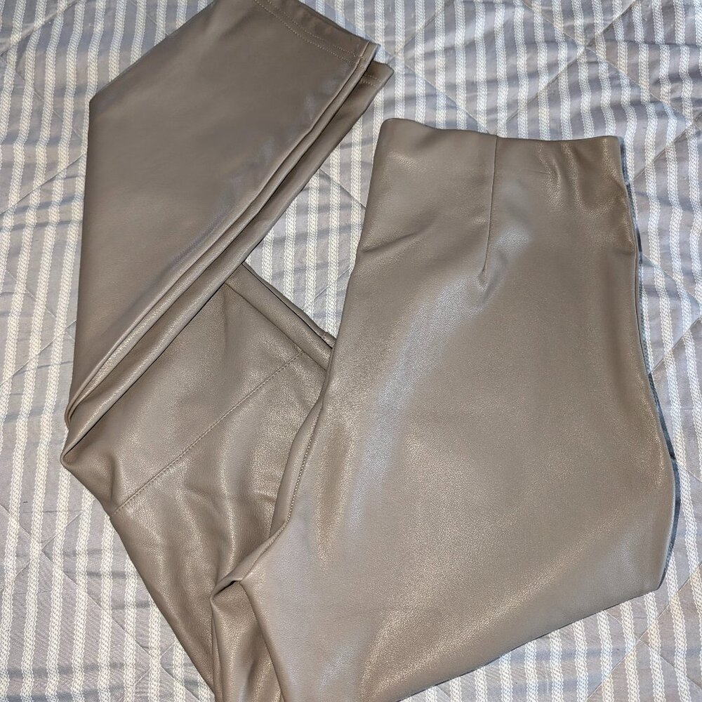 Fabletics Vegan Leather Pull On Legging